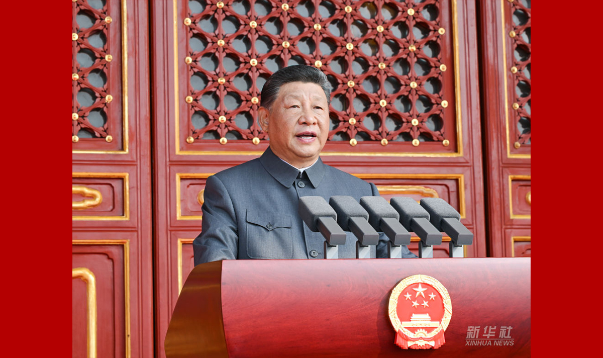 紀(jì)念中國人民抗日戰(zhàn)爭暨世界反法西斯戰(zhàn)爭勝利80周年大會在京隆重舉行 習(xí)近平發(fā)表重要講話并檢閱受閱部隊