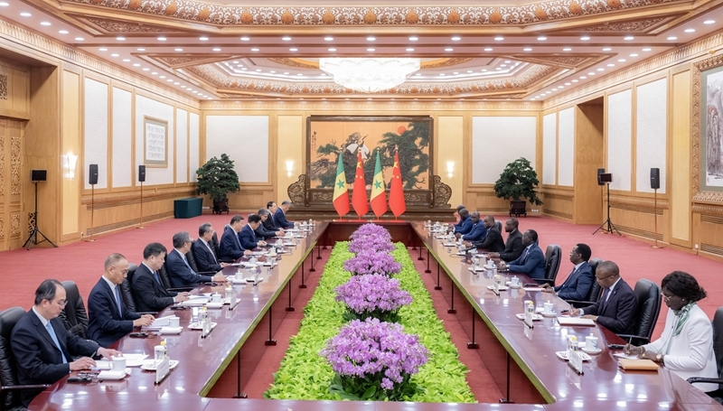 習近平會見塞內加爾總理松科