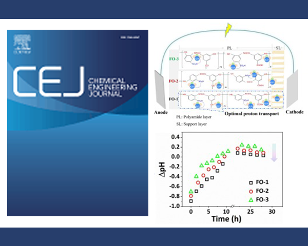 公司支撐團隊成員田恩玲在滲透生物電化學體系質子傳輸性能調控方面取得研究進展